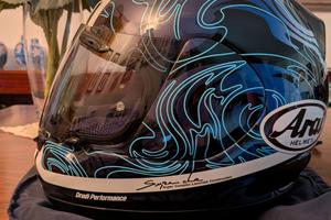 Arai Viper Gt Camo Blue +visiera trasparente  TAGL