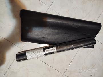 2 rotoli ecopelle nera autoadesiva 50x300