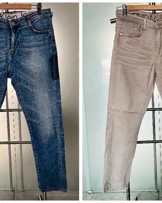 Coppia di jeans donna tg w 26 Calvin Klein Jeans