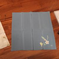 Copricuscino in seta firmato Mari Yamazaki