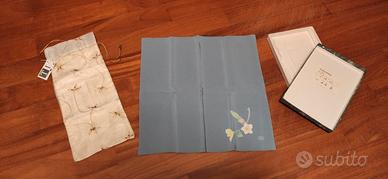 Copricuscino in seta firmato Mari Yamazaki