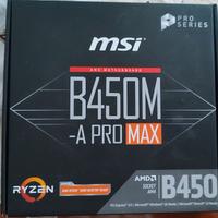 Scheda Madre msi b450m-a pro max