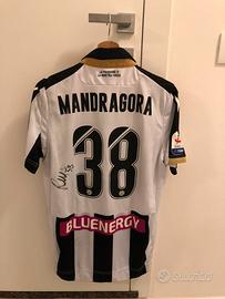 Maglia Udinese Mandragora autografata