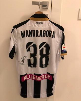 Maglia Udinese Mandragora autografata