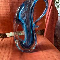 Vaso in cristallo di Murano modernariato 1970/80