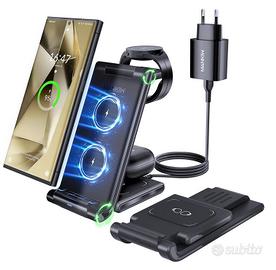 stazione di ricarica wireless 3 in 1
