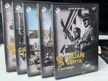 5 dvd - "gli Italiani in guerra"