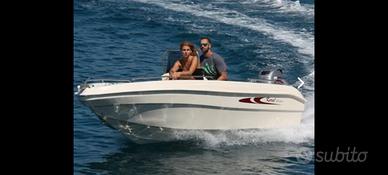 BARCA SAVER OPEN 4,50 + MOTORE + CARRELLO € 4.600