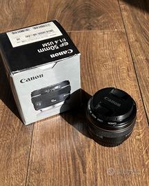 Obiettivo Canon EF 50mm f 1.4 USM