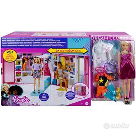 BARBIE ARMADIO DEI SOGNI CON BAMBOLA BIONDA NUOVA