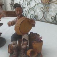 Statuetta presepe in ceramica di Caltagirone 