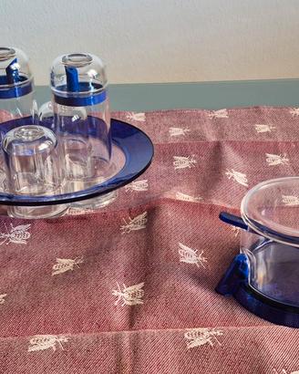 Set Condimenti (Surtout) e formaggiera GUZZINI