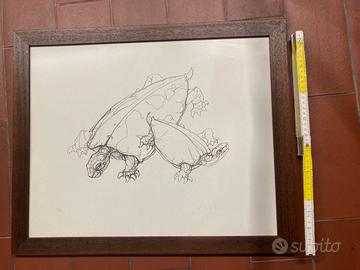 Litografia Fabrizio Clerici numerata e firmata 