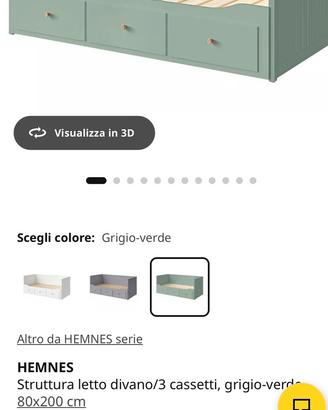 Letto matrimoniale hemnes IKEA