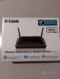 Wireless N300ADSL2 + Modem Router D-Link