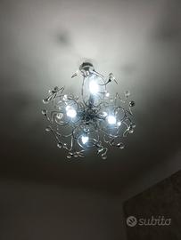 lampadario con cristalli Swarovski 