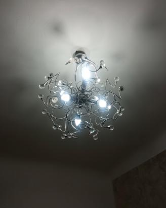 lampadario con cristalli Swarovski 