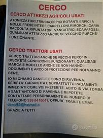 TRATTORE FORD/FIAT/M.F. e ATTREZZATURA 