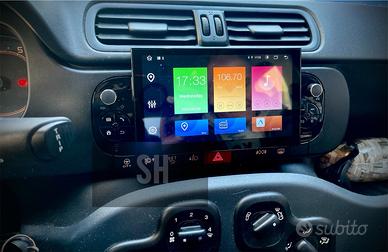 Autoradio per Fiat PANDA 3a [2013-2020] - 1Din 10Pollici Android, GPS,  Bluetooth, Radio, Navigatore, Wifi, PlayStore