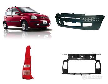 Fiat Panda paraurti parafango musata radiatore 03-