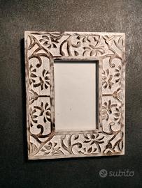 Cornice foto in legno intagliato  - 20x30 cm