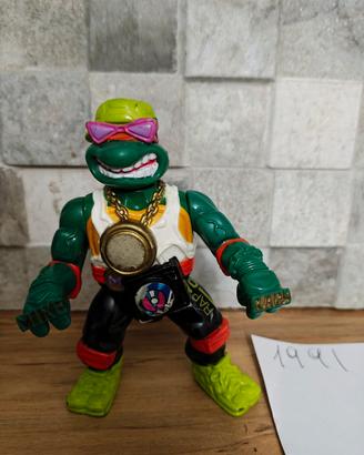 action figure ninja turtles TMNT rappin Mike 