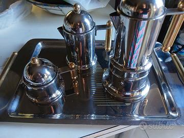 Servizio Caffè Vintage VEV Viganò "Kontessa Oro" -