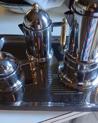 Servizio Caffè Vintage VEV Viganò "Kontessa Oro" -