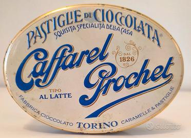 Vecchia scatola di latta Caffarel Prochet - Torino
