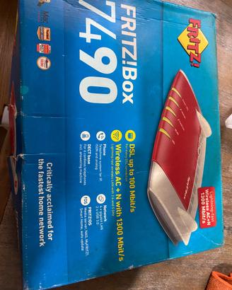 AVM FRITZ!Box 7490 Modem Router WiFi AC 1300