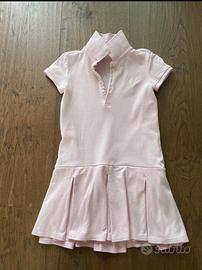 vestito ralph lauren rosa 6 anni