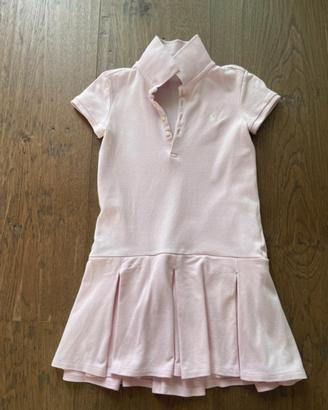 vestito ralph lauren rosa 6 anni