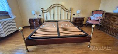 Letto matrimoniale in ottone
