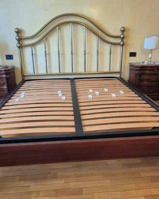 Letto matrimoniale in ottone