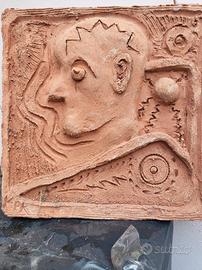 Bassorilievo in cotto "Impruneta"