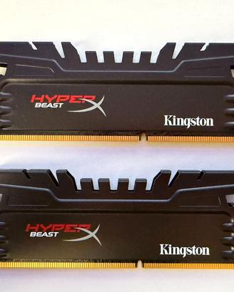 RAM Kingston HyperX Beast 8GB (2×4GB) DDR3 1600MHz