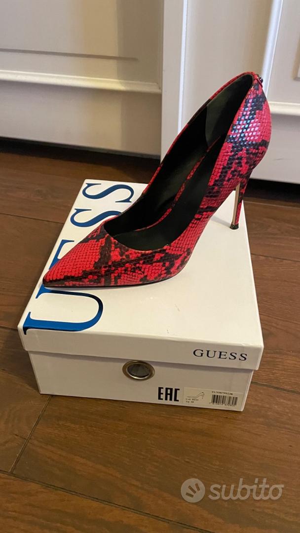 Scarpe decollete guess on sale rosse