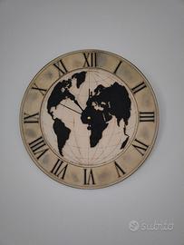 Orologio da Parete Mappamondo 40x40