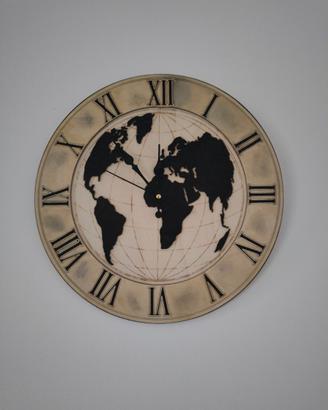Orologio da Parete Mappamondo 40x40