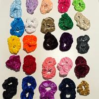 Scrunchies Velluto Multicolore 