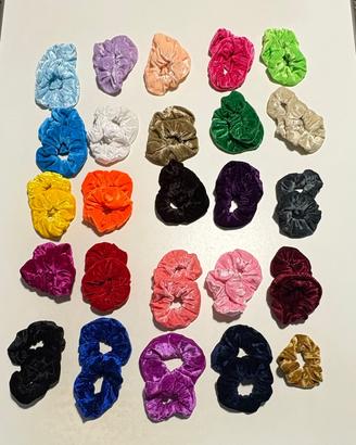 Scrunchies Velluto Multicolore 
