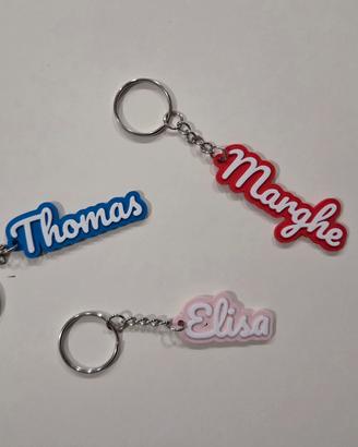 Portachiavi Personalizzato con Nome
