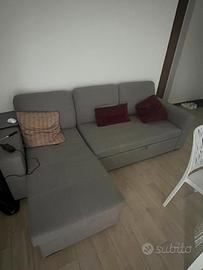 Divano letto con penisola