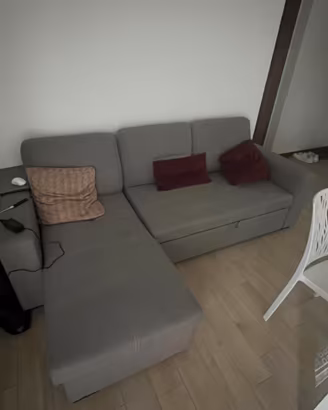 Divano letto con penisola