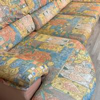 Divano con penisola completamente sfoderabile