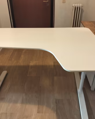 Scrivania Angolare IKEA BEKANT 160x110 cm Bianca -