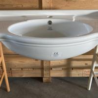 Lavabo ALTHEA ROYAL  85 CONSOLLE bianco monoforo