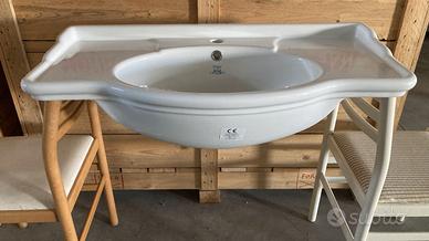 Lavabo ALTHEA ROYAL  85 CONSOLLE bianco monoforo