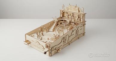 3D Mechanical Wooden Puzzle – Wild West Pinball