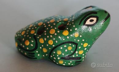Fischietto in terracotta da Brasile